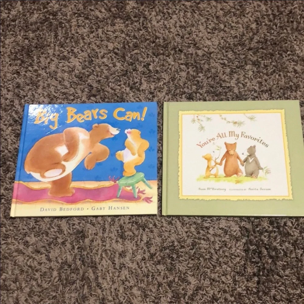 Set of 2 Bear Themed Children’s Reading Books